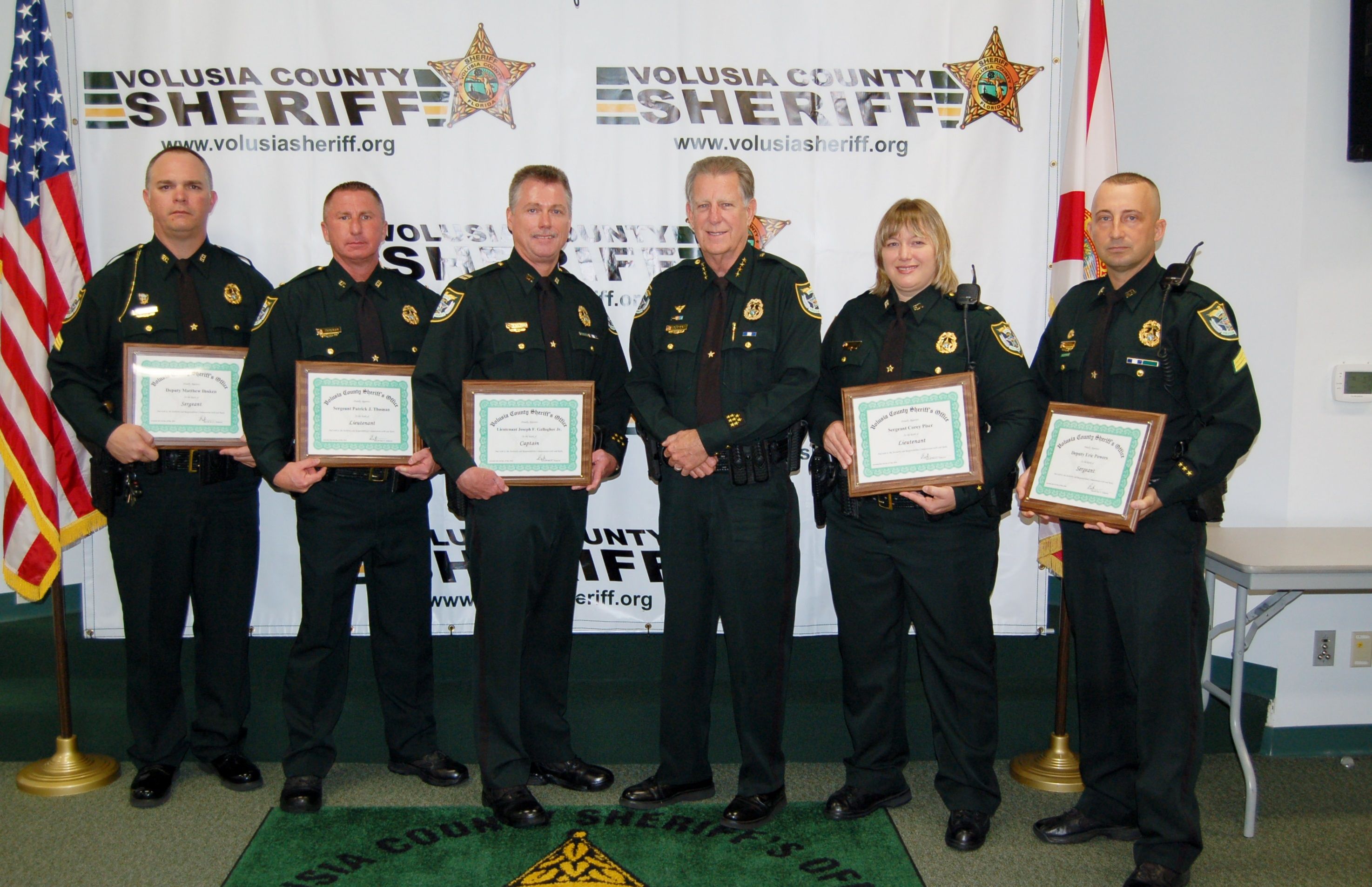 Sheriff Johnson Promotes Five Deputies Image