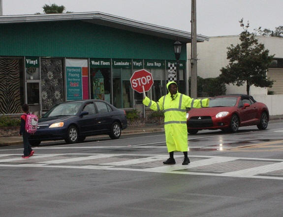 Crossing Guards Get Kids Off To Safe Start, Rain Or Shine Image