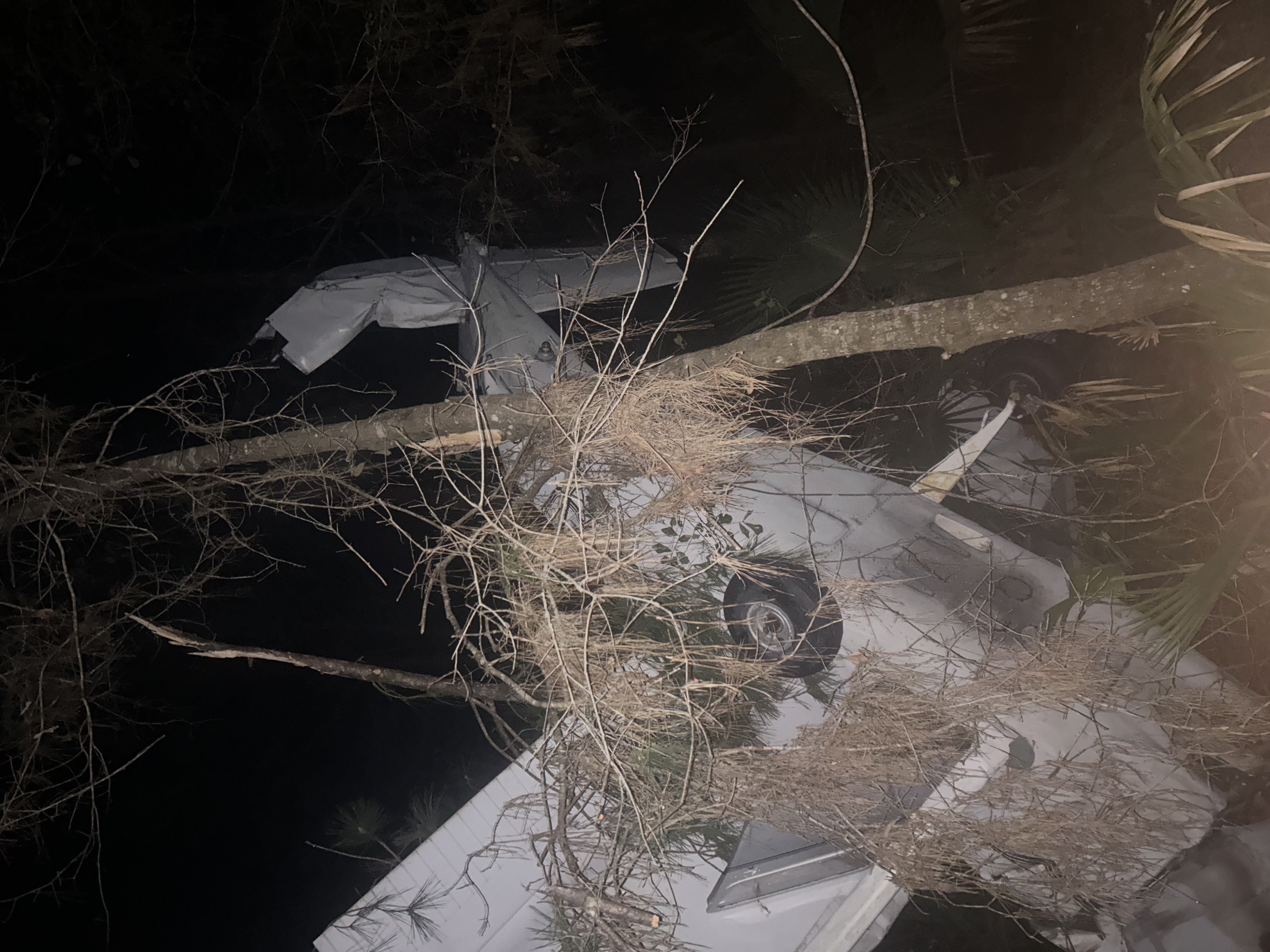 Small Plane Crashes In Lake George State Forest Image