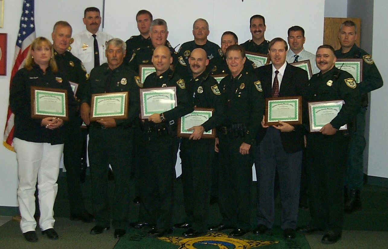 Sheriff's Office Recognizes 20 Employees For Role In Capture Of Bank Robbery Suspects Image
