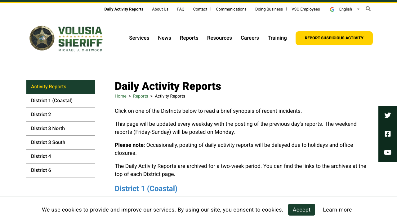 Daily Activity Reports | VSO